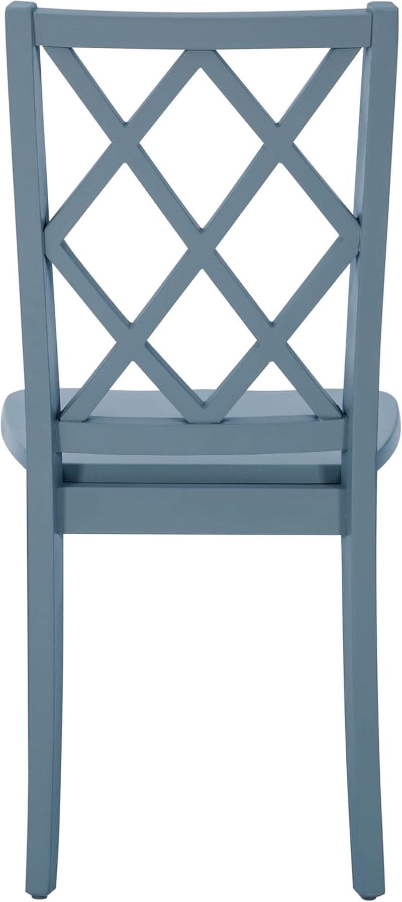 Blue Graphite Conolly X Back Dining Side Chair For Dining Room