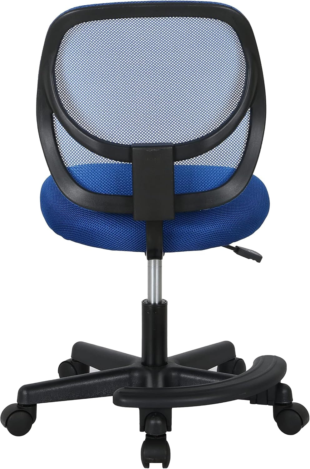 Blue Kids Adjustable Mesh Desk Chair With Footrest