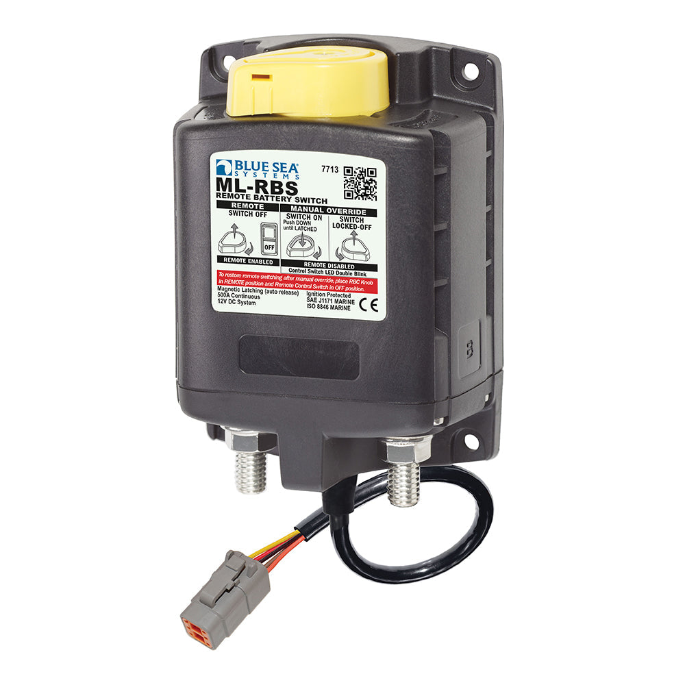 Blue Sea 7713100 ML-RBS Remote Battery Switch w/Manual Control Auto Release &amp; Deutsch