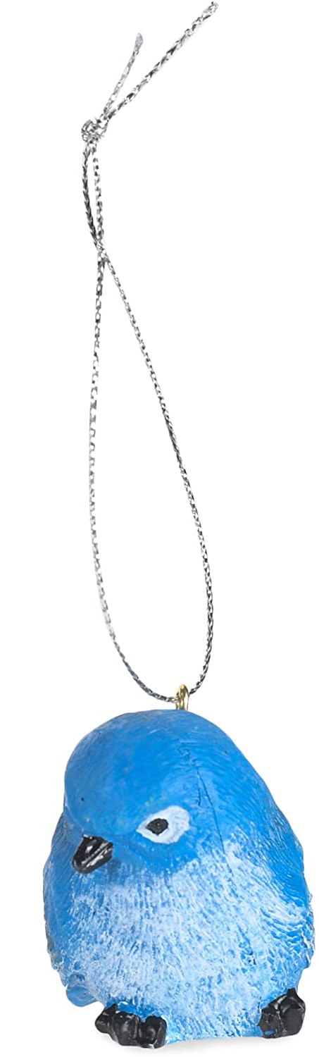 Bluebird of Happiness Ornament - Head Down