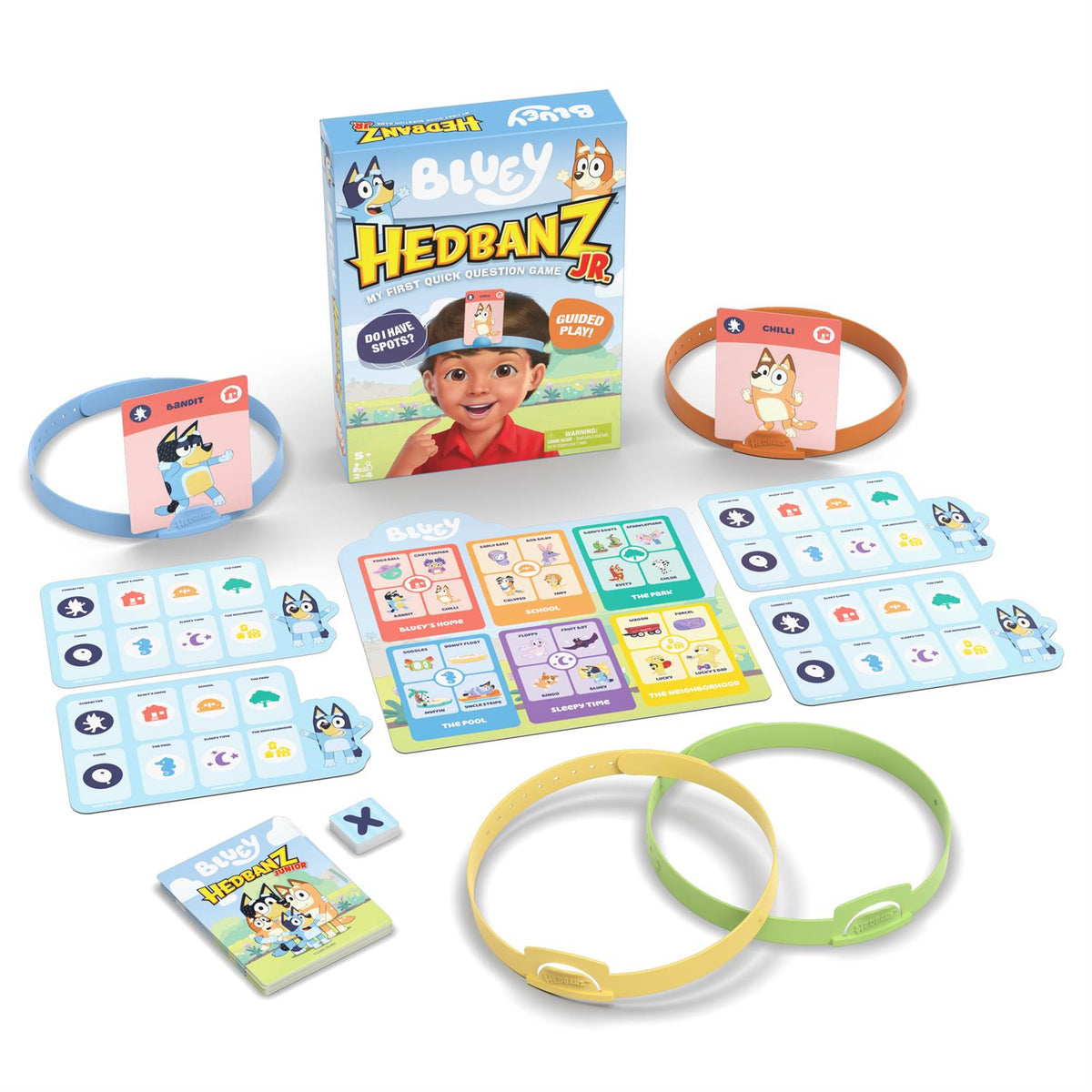 Bluey Hedbanz Jr Picture Guessing Board Game