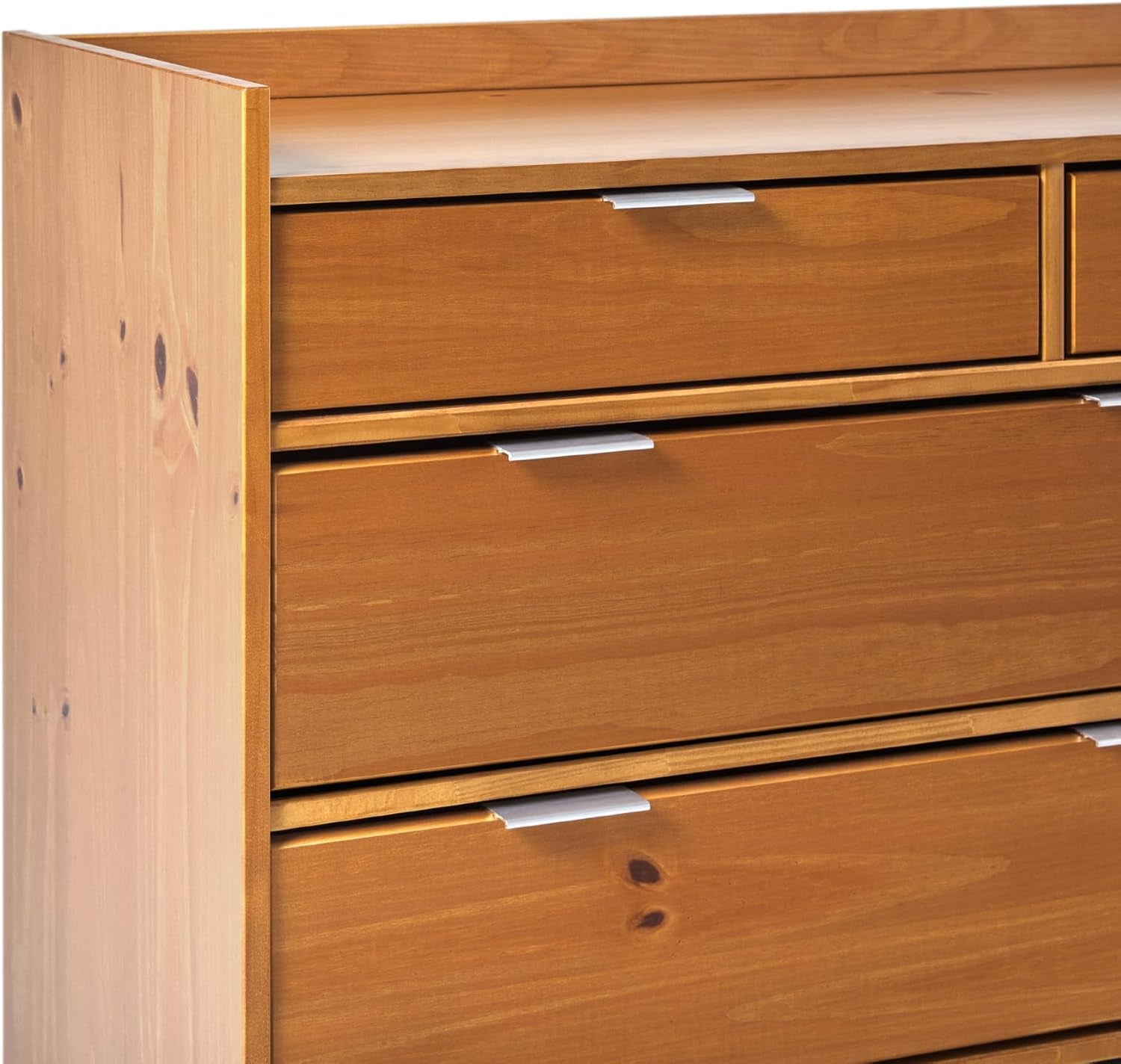 Blythe Nine Drawer Tray Top Dresser 60 Inch Caramel