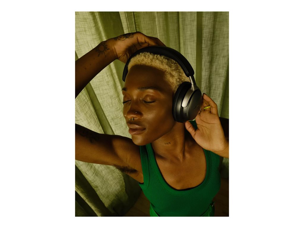 Bose QuietComfort Ultra - Headphones with mic - full size - Bluetooth - wireless, wired - active noise canceling - 3.5 mm jack 880066-0100