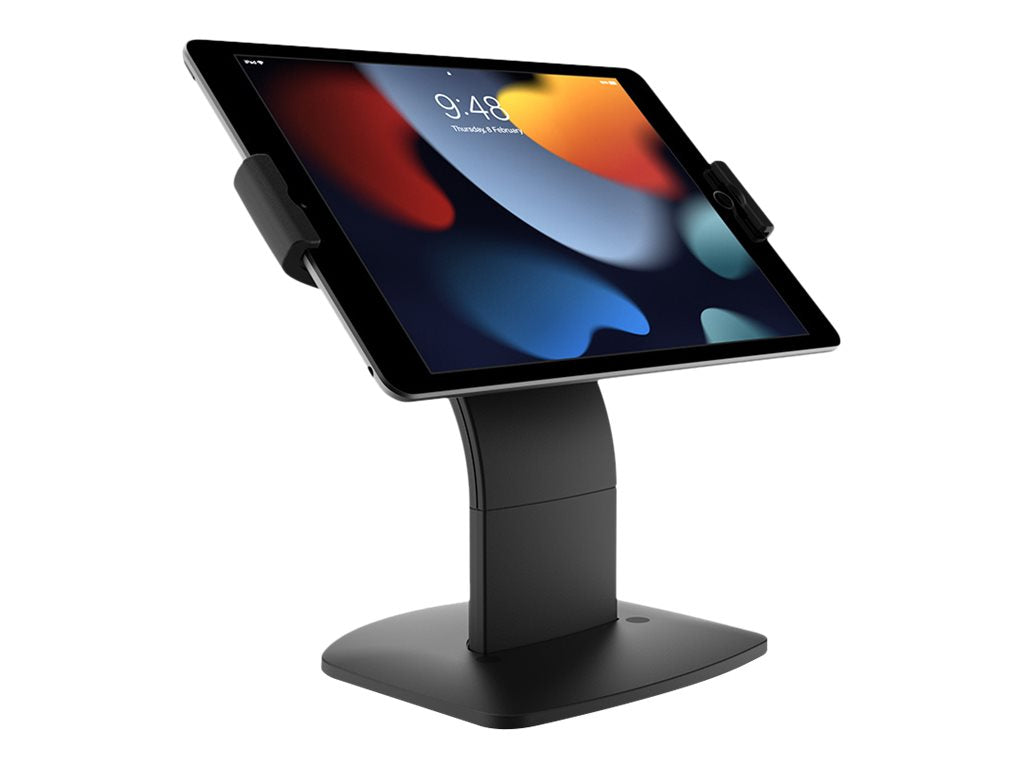 BossTab Edge Evo - Stand - for tablet - lockable - metal - black - screen size: 10.2 - free-standing - for Apple