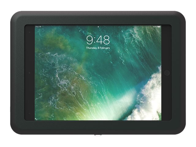 BossTab Elite - Enclosure - fixed - for tablet - lockable - black - screen size: 9.7 - wall-mountable - for Apple