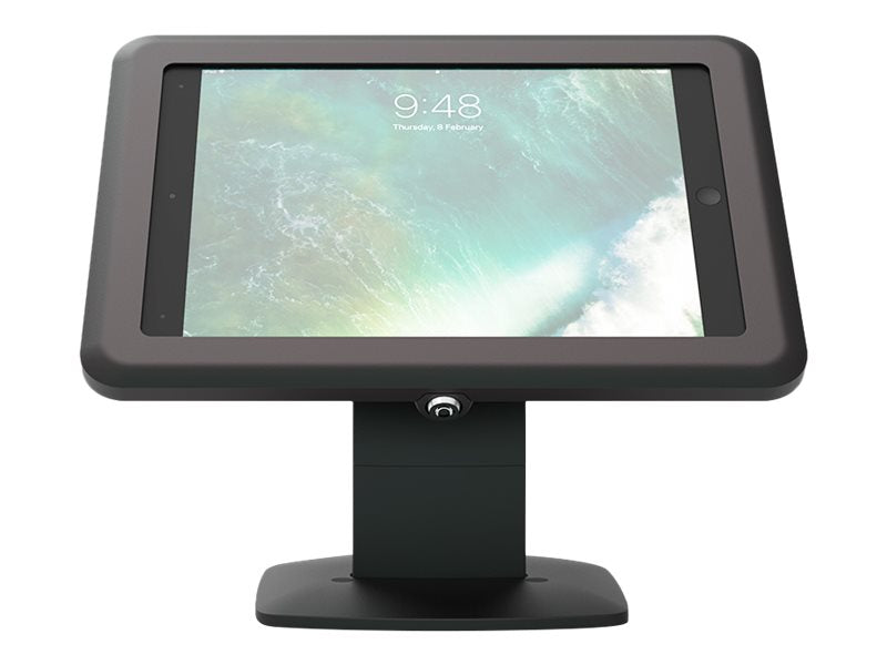 BossTab Elite Evo - Stand - free-standing - for tablet - lockable - black - screen size: 9.7 - desktop