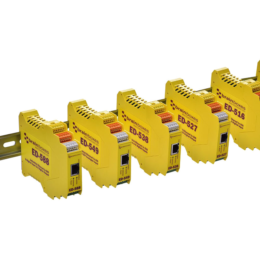 Brainboxes - Ethernet To 16 Digital Inputs + Rs485 Gateway