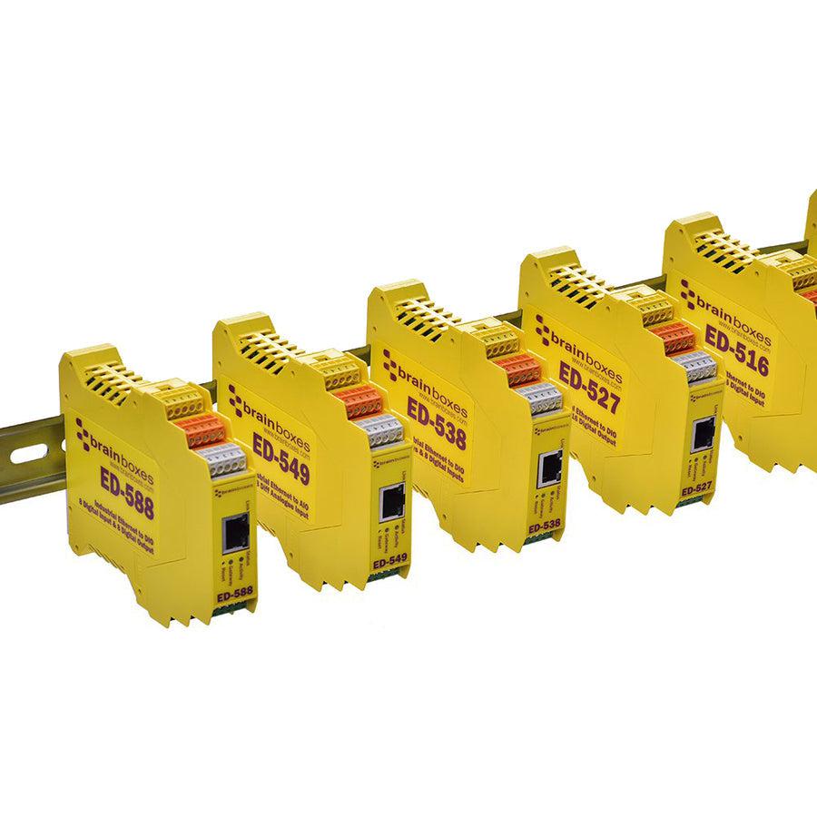 Brainboxes - Ethernet To 8 Digital Inputs And 8 Digital Outputs + Rs485 Gateway