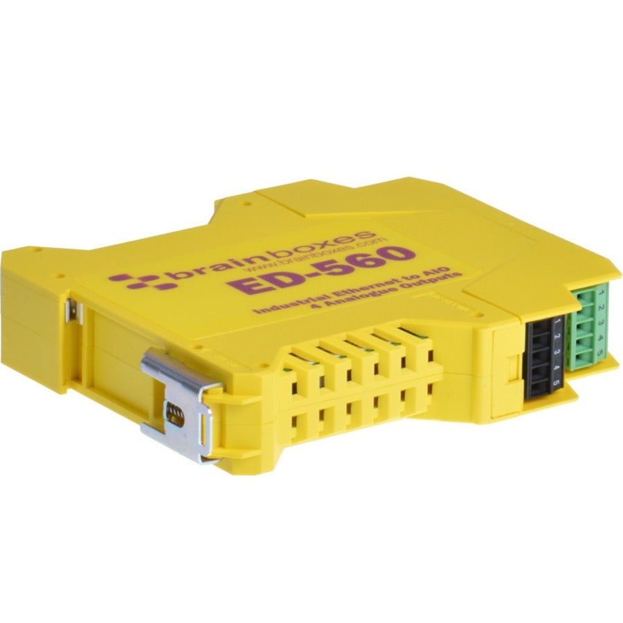 Brainboxes - Ethernet to 4 Analogue Outputs + RS485 Gateway ED-560