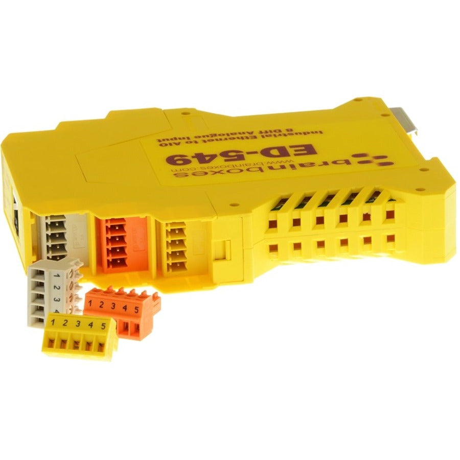 Brainboxes - Ethernet to 8 Analogue Inputs + RS485 Gateway ED-549