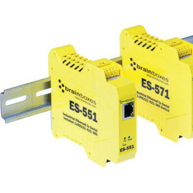 Brainboxes Isolated Industrial Ethernet To Serial 1Xrs232/422/485