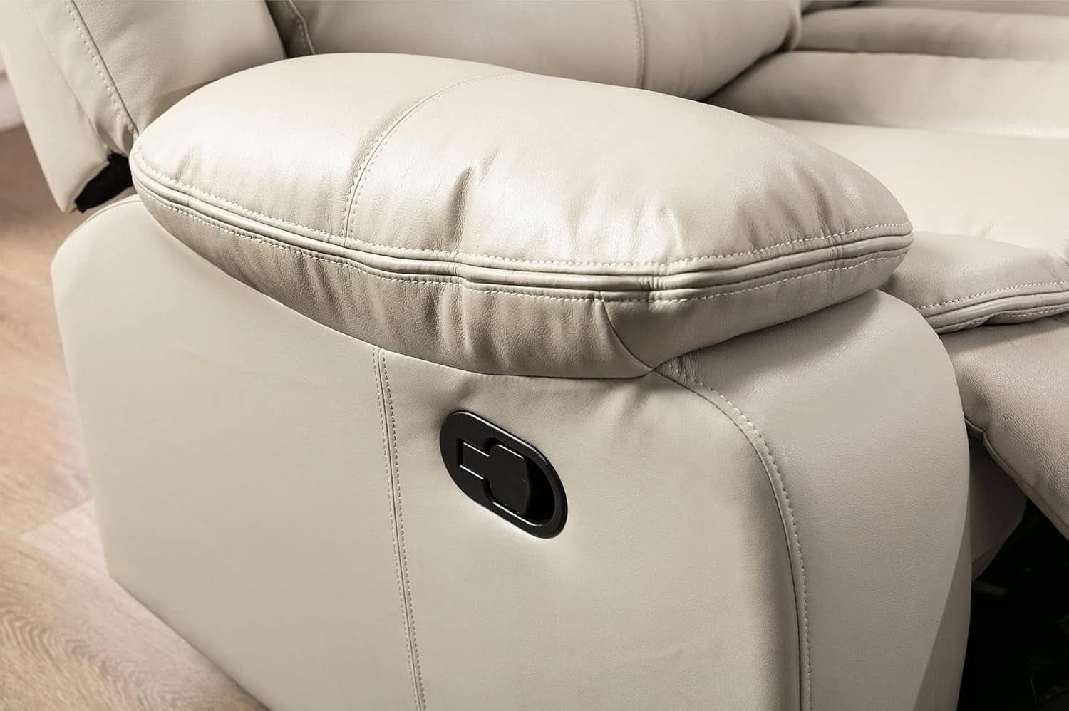Breathable Leather Manual Recliner For Living Room
