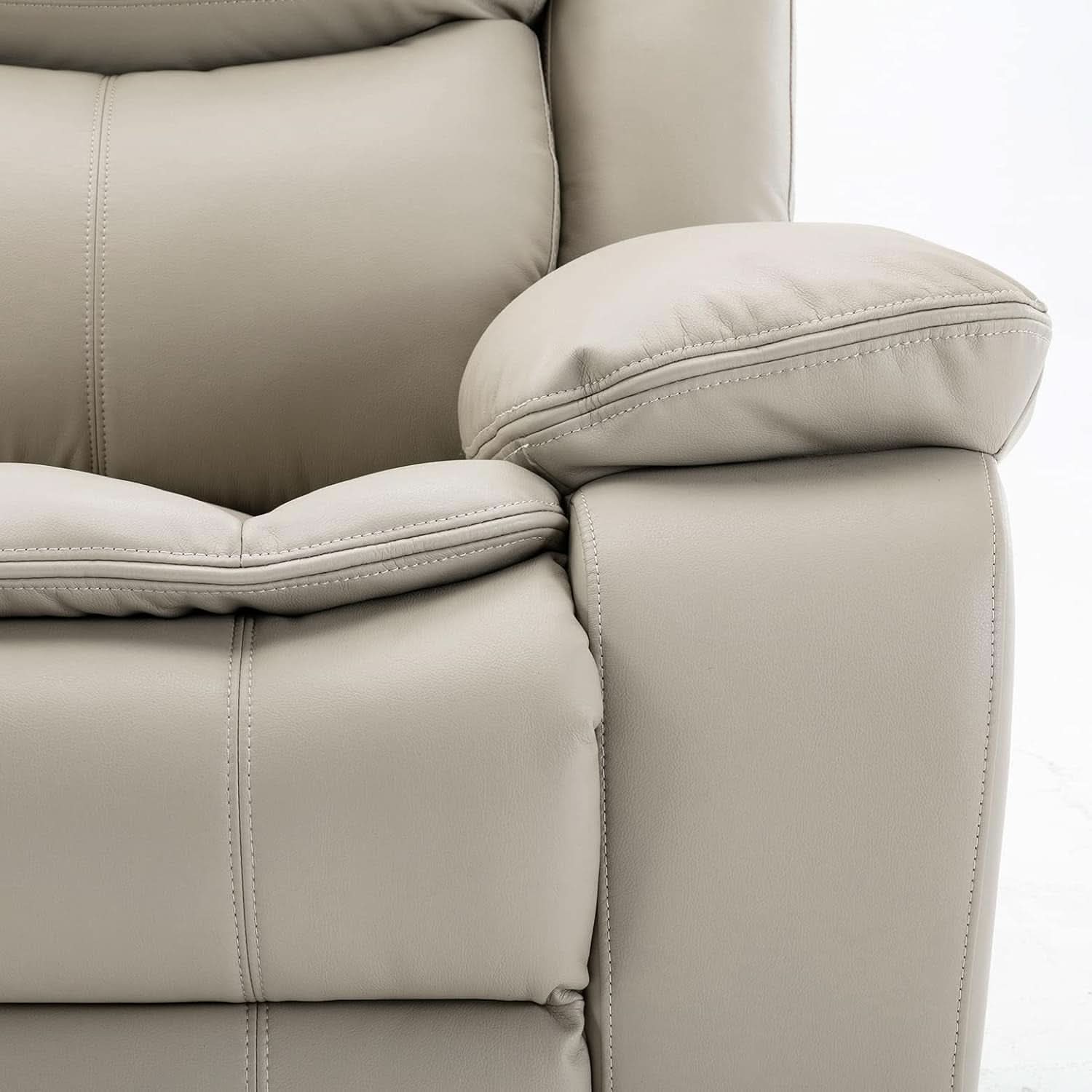 Breathable Leather Manual Recliner For Living Room