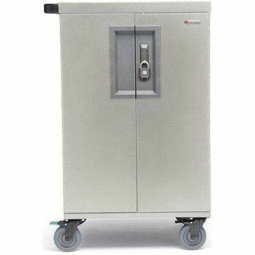 Bretford CORE X Cart Large Charging Cart - 3 Shelf - 4 Casters - Steel - 29.5" Width x