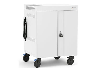 Bretford CUBE Cart Max - Cart (charge only) - for 30 netbooks - lockable - steel - arctic white - screen size: up to 18",Bretford TVCMX30PAC-AW