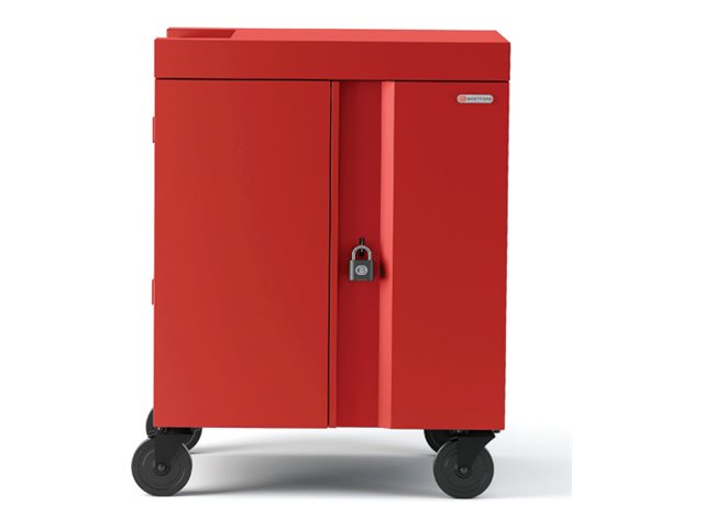 Bretford CUBE Cart Max - Cart (charge only) - for 30 netbooks - lockable - steel - grass - screen size: up to 18",Bretford CUBE TVCMX30PAC-GRA