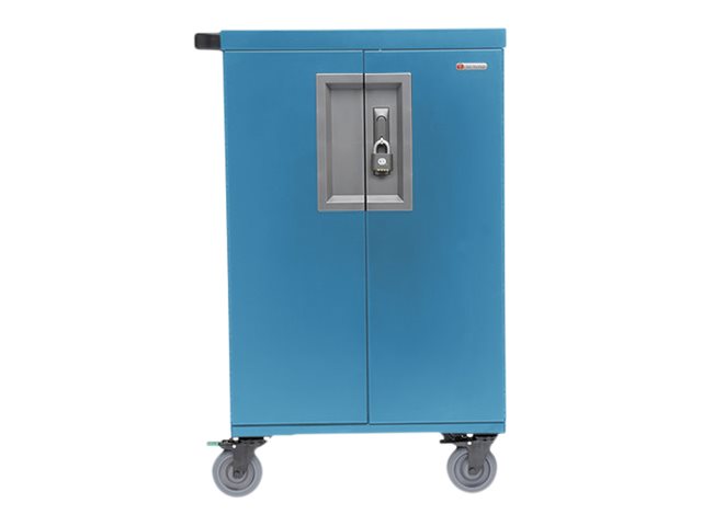 Bretford CoreX TCOREX36USBC - Cart (charge only) - pre-wired - for 36 chromebooks - lockable - steel - sky - screen size: up TCOREX36USBC-SKY