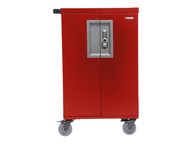 Bretford CoreX TCOREX45 - Cart (charge only) - for 45 notebooks - lockable - steel - red - screen size: up to 15.6",Bretford TCOREX45-RED