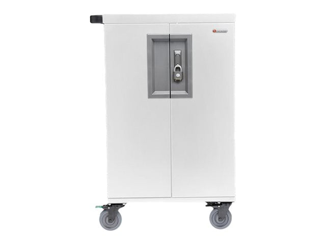 Bretford CoreX TCOREX45B - Cart (charge only) - for 45 devices - with rear door - lockable - steel - arctic white - screen size: TCOREX45B-AW