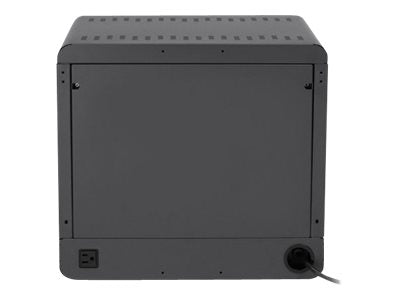 Bretford Cube Micro Station Pre-Wired TVS10USBC - Cabinet unit - for 10 notebooks/tablets - lockable - welded steel - platinum TVS10USBC-PM