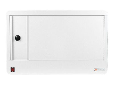 Bretford Cube Micro Station TVS16PAC - Cabinet unit - for 16 tablets / notebooks - lockable - steel - arctic white - screen size: TVS16PAC-AW