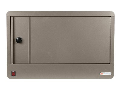 Bretford Cube Micro Station TVS16PAC - Cabinet unit - for 16 tablets / notebooks - lockable - steel - champagne - screen size: TVS16PAC-CH