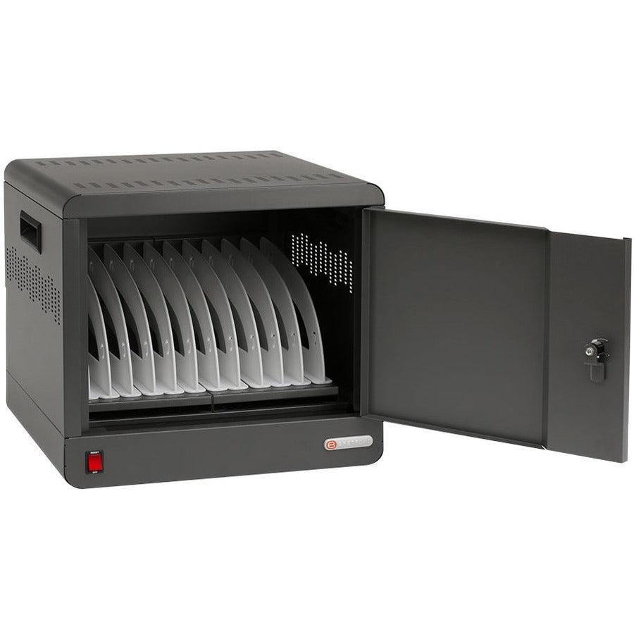 Bretford Cube Micro Tray Portable Device Management Cart Green