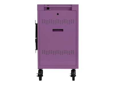 Bretford Cube Mini TVCM24USBC - Cart (charge only) - pre-wired - for 24 tablets / notebooks - lockable - steel - orchid - screen TVCM24USBC-ORC