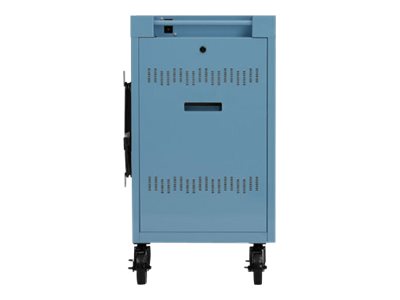 Bretford Cube Mini TVCM24USBC - Cart (charge only) - pre-wired - for 24 tablets / notebooks - lockable - steel - sky - screen TVCM24USBC-SKY