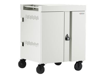 Bretford Cube TVC16 - 270 degree doors - cart - for 16 netbooks/tablets - lockable - concrete