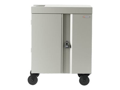 Bretford Cube TVC16 - Cart (charge only) - pre-wired - for 16 netbooks/tablets - lockable - welded steel - arctic white TVC16USBC-AW