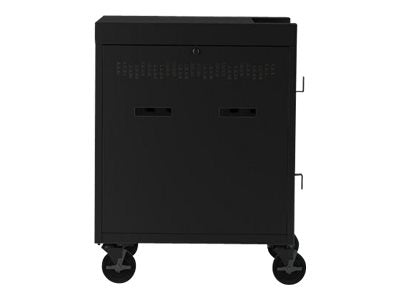 Bretford Cube TVC16 - Cart (charge only) - pre-wired - for 16 netbooks/tablets - lockable - welded steel - black pumice TVC16USBC-BP