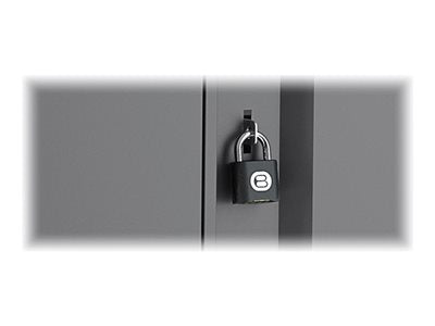 Bretford Cube TVC16 - Cart (charge only) - pre-wired - for 16 netbooks/tablets - lockable - welded steel - black pumice TVC16USBC-BP