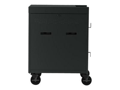 Bretford Cube TVC16USBC - Cart (charge only) - pre-wired - for 16 netbooks/tablets - lockable - steel - charcoal - screen size: TVC16USBC-CK