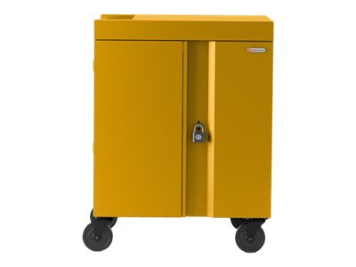 Bretford Cube TVC16USBC - Cart (charge only) - pre-wired - for 16 netbooks/tablets - lockable - welded steel - mustard TVC16USBC-MUS