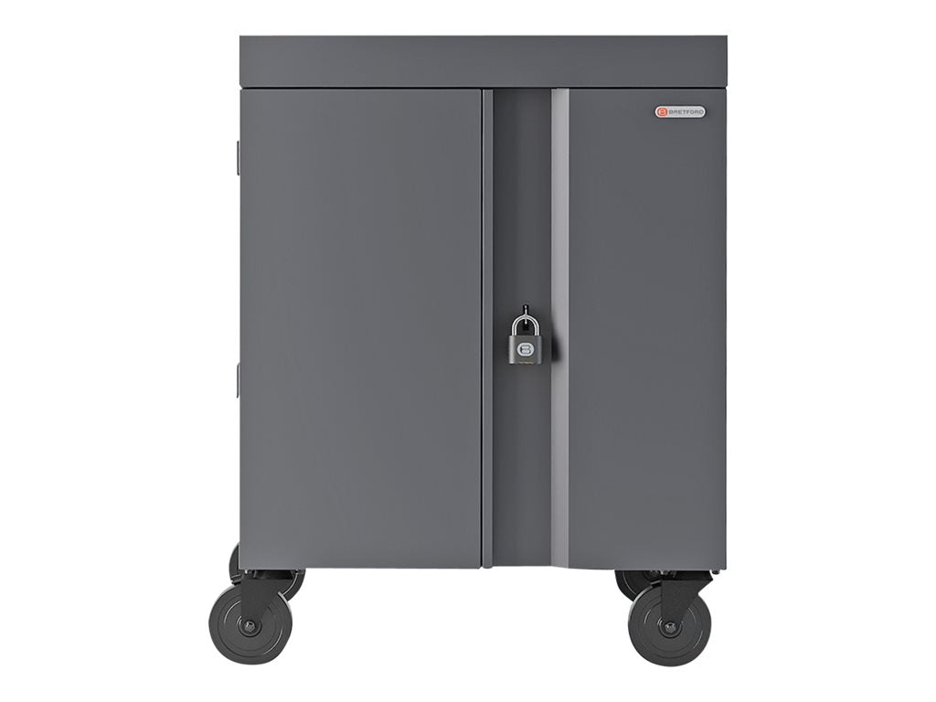 Bretford Cube TVC16USBC - Cart (charge only) - pre-wired - for 16 netbooks/tablets - lockable - welded steel - platinum TVC16USBC-PM