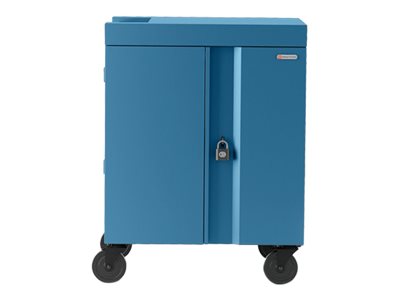 Bretford Cube TVC16USBC - Cart (charge only) - pre-wired - for 16 netbooks/tablets - lockable - welded steel - sky TVC16USBC-SKY