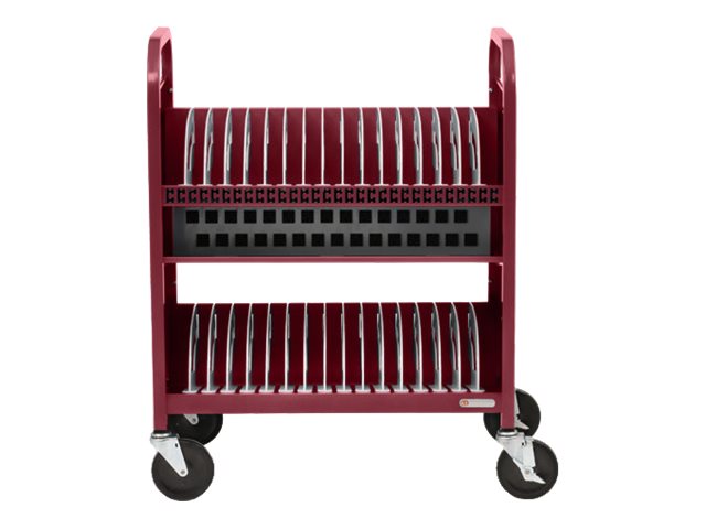 Bretford Cube TVCT30AC - Cart (charge only) - for 30 tablets / notebooks - maroon - output: AC 120 V TVCT30AC-MA