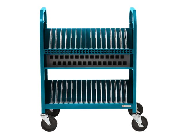 Bretford Cube TVCT30AC - Cart (charge only) - for 30 tablets / notebooks - pacific blue - output: AC 120 V TVCT30AC-PA