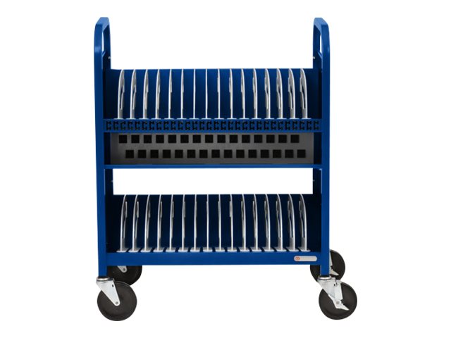 Bretford Cube TVCT30AC - Cart (charge only) - for 30 tablets / notebooks - royal blue - output: AC 120 V TVCT30AC-RB