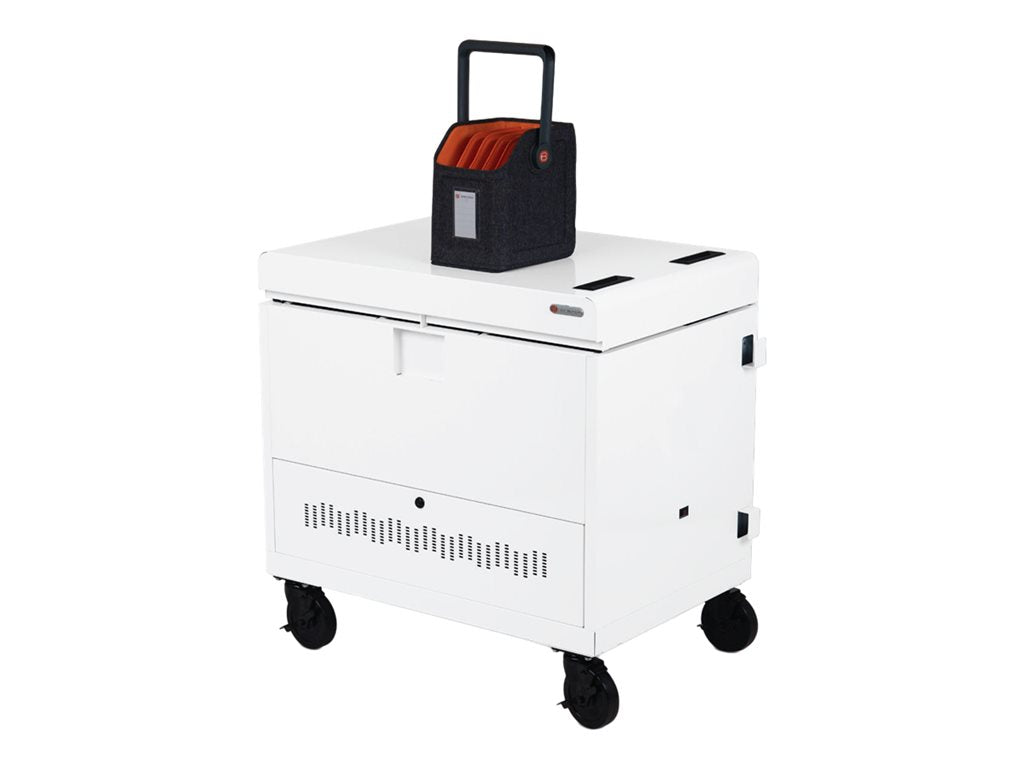 Bretford Cube Toploader TVTL30CADUSB - Cart (charge only) - pre-wired - for 30 tablets / notebooks - with caddies - lockable TVTL30CADUSB-CT