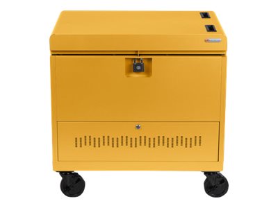 Bretford Cube Toploader TVTL30CADUSB - Cart (charge only) - pre-wired - for 30 tablets / notebooks - with caddies - lockable TVTL30CADUSB-MUS