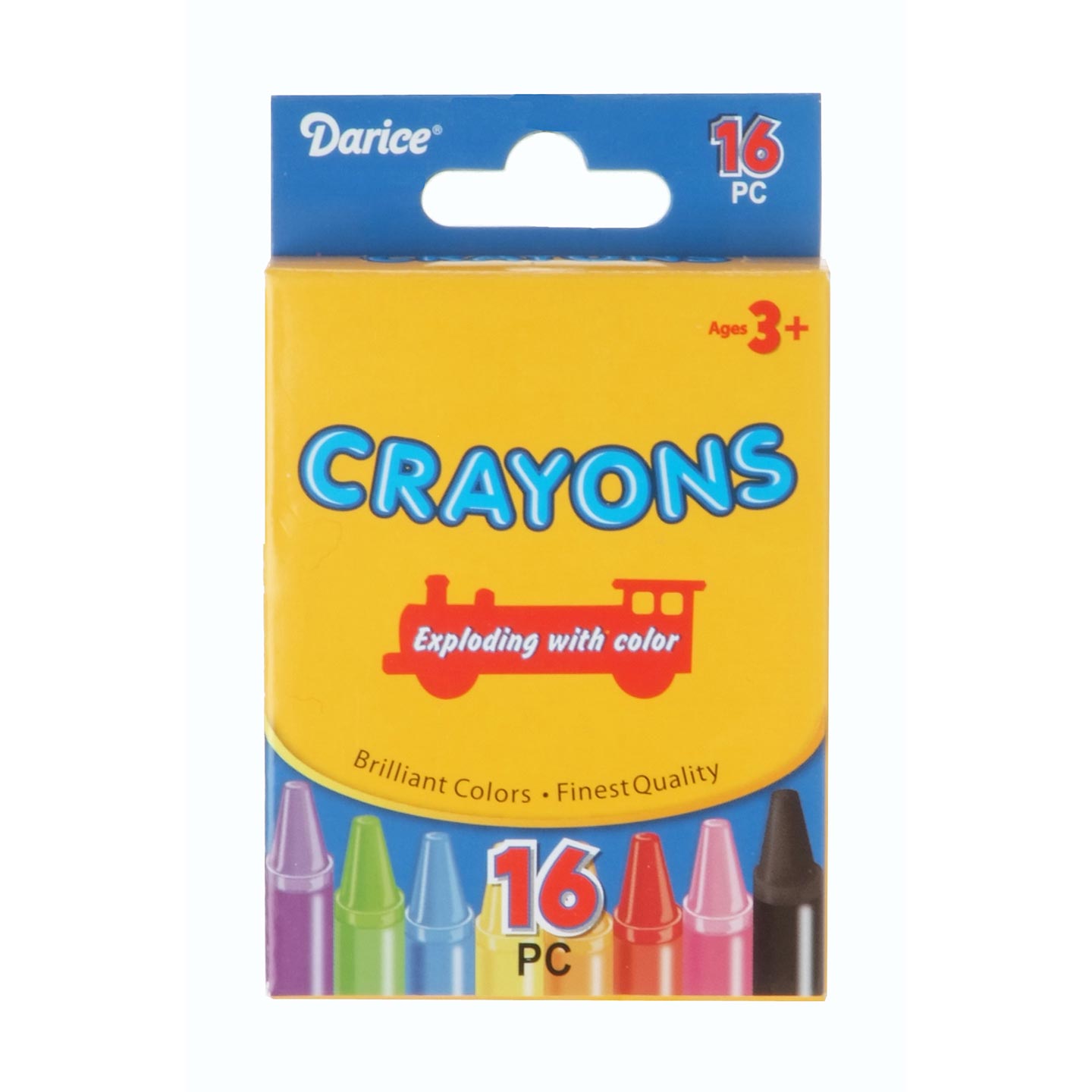 Brilliant Color Crayons - 16 Count