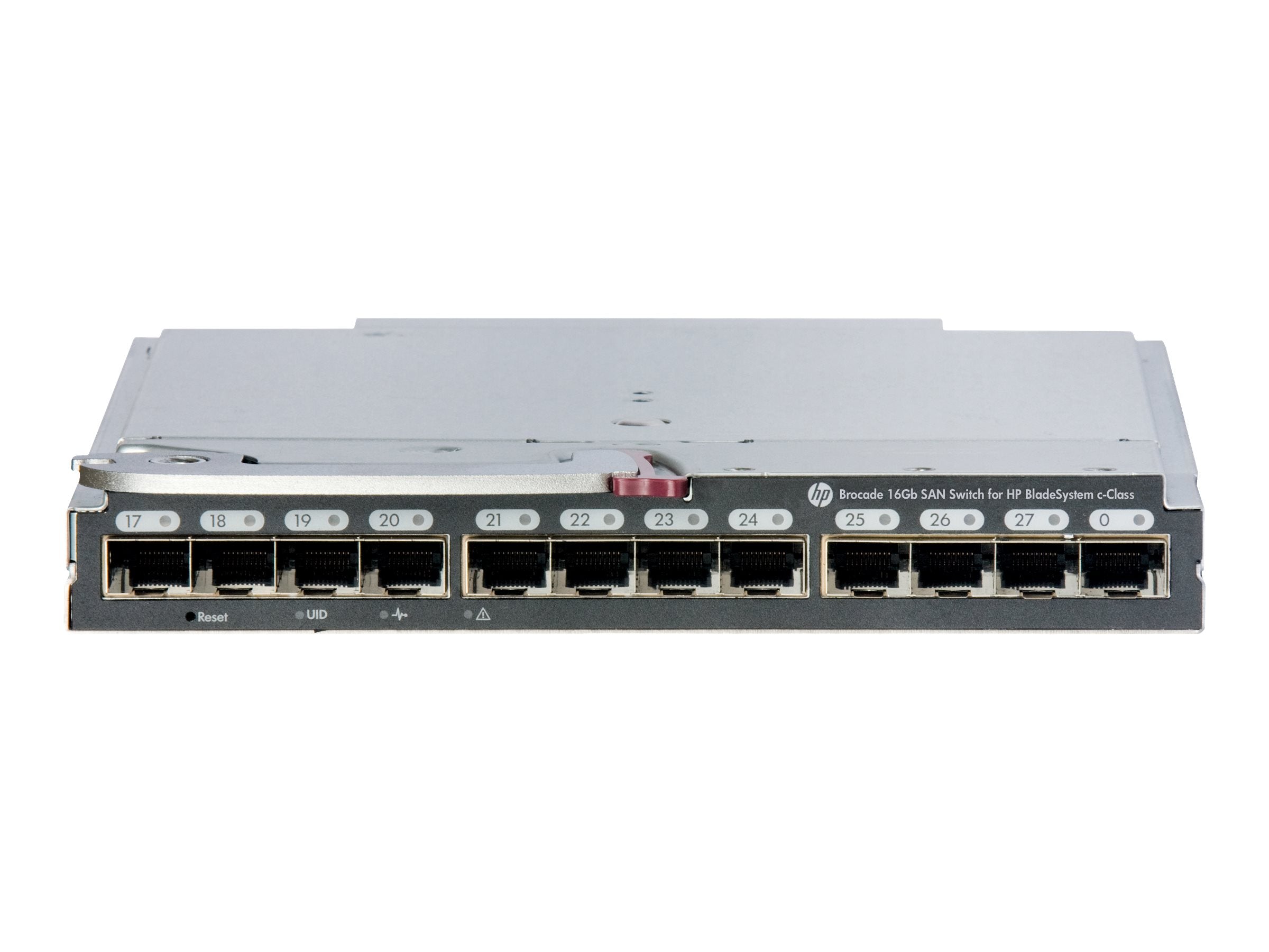 Brocade 16Gb/28 SAN Switch for HP BladeSystem c-Class - Switch - managed - 16 x 16Gb Fibre Channel (internal) + 12 x 8Gb Fibre C8S46AR