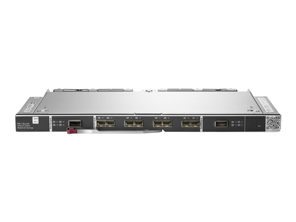 Brocade 32Gb/20 4SFP+ Fibre Channel SAN Switch Module for HPE Synergy - Switch - managed - 20 x 32Gb Fibre Channel SFP+ + 4 x Q2E56A#ABA