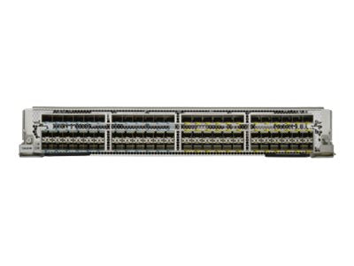 Brocade Dual Speed (M) Module - Expansion module - 10 Gigabit SFP+ / SFP (mini-GBIC) x 72 - for SLX 9850-4, 9850-8 BR-SLX9850-10GX72S-M