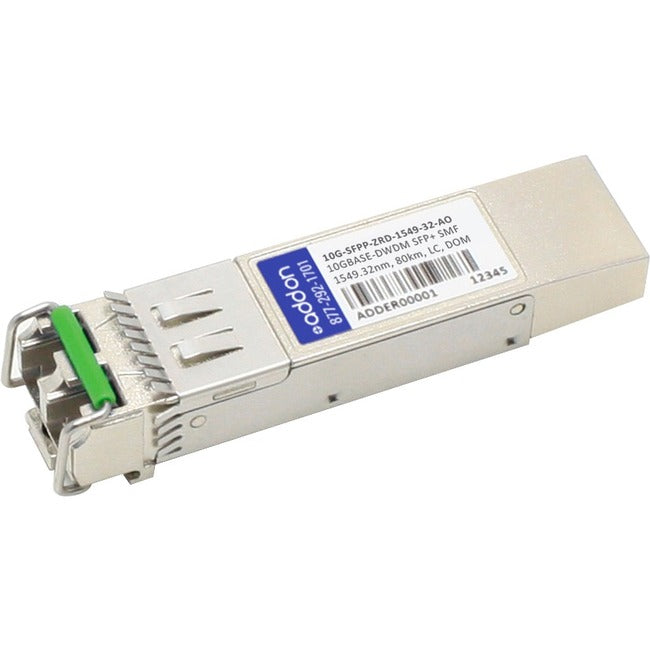 Brocade (Formerly) 10G-SFPP-ZRD-1549-32 Compatible TAA Compliant 10GBase-DWDM 100GHz SFP+ Transceiver (SMF, 1549.32nm, 80km, LC, DOM) 10G-SFPP-ZRD-1549-32-AO