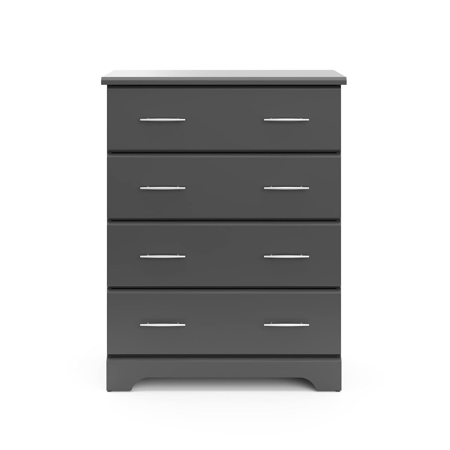Brookside 4 Drawer Dresser Gray Greenguard Gold Certified