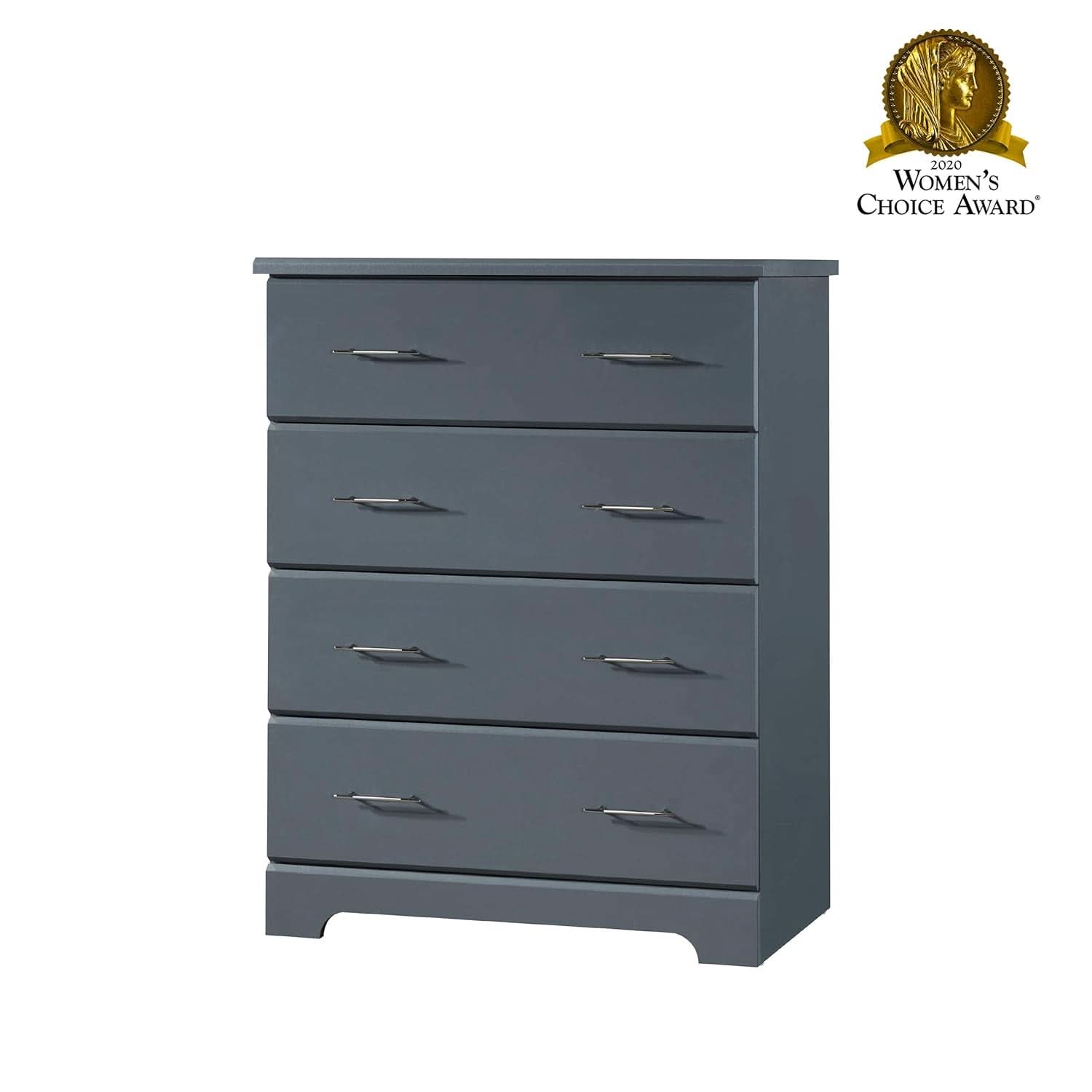 Brookside 4 Drawer Dresser Gray Greenguard Gold Certified