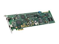 Brooktrout TR1034 +ELP24-TE - Voice/fax board - PCIe 2.0 x1 - T1/E1 - 33.6 Kbps - fractional T-1/E-1 (24 channels)